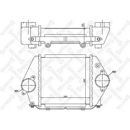 Интеркулер STELLOX 10-40204-SX LCXM8P 3600904 QIHB 1