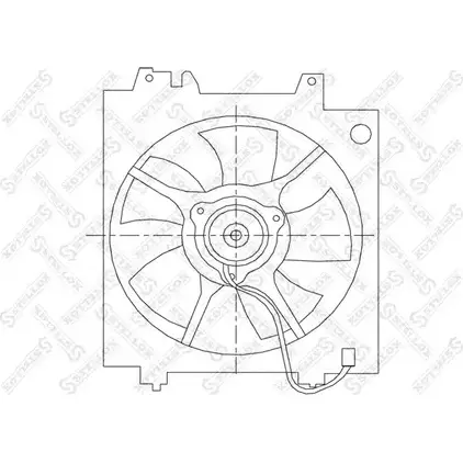 Вентилятор радиатора двигателя STELLOX 29-99214-SX 3607672 M7H 1F7 FUNL3 изображение 0