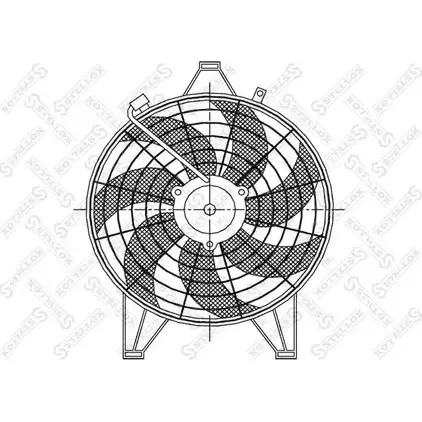 Вентилятор радиатора двигателя STELLOX DLY1O 29-99219-SX ICN1 A 3607677 изображение 0
