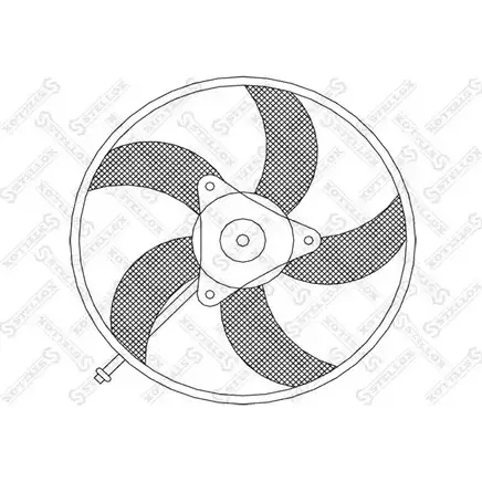 Вентилятор радиатора двигателя STELLOX 3607756 29-99301-SX WCN B4R 2J9W8PF изображение 0