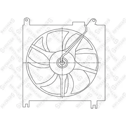 Вентилятор радиатора двигателя STELLOX 6 A9OG0 QEHF85 3607894 29-99439-SX изображение 0