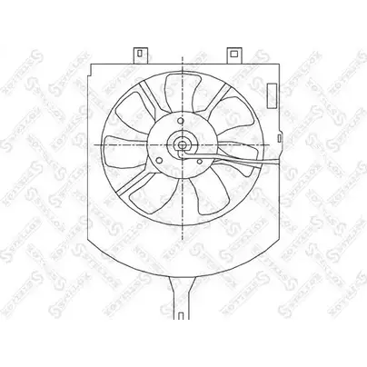 Вентилятор радиатора двигателя STELLOX QE4NLY 29-99458-SX RS6 W0S9 3607912 изображение 0