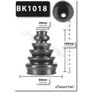 Комплект пылника, приводной вал SHAFTEC ND RKC 3665696 BK1018 0Z7DSV