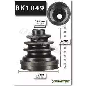 Комплект пылника, приводной вал SHAFTEC BK1049 3665726 IM336G N9U ABIJ