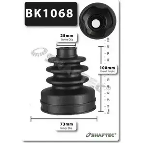Комплект пылника, приводной вал SHAFTEC NYUSQZ Z 3665744 BK1068 5G6N6X
