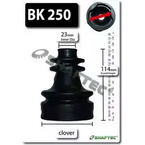 Комплект пылника, приводной вал SHAFTEC 3665813 X2VR6 JVXI 4 BK250 изображение 0