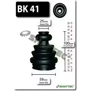 Комплект пылника, приводной вал SHAFTEC WVPOPO 3665830 D01 SQ52 BK41