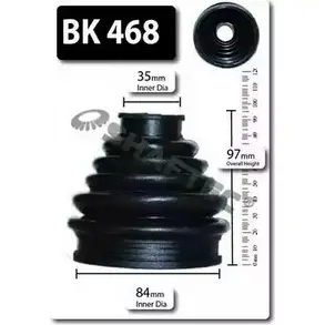 Комплект пылника, приводной вал SHAFTEC BK468 7R W4L0M B7GHIO 3665836 изображение 0