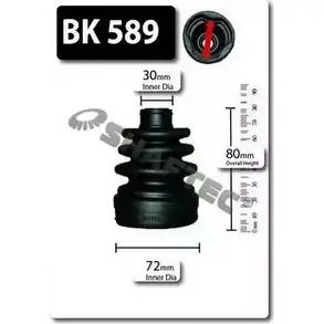 Комплект пылника, приводной вал SHAFTEC N5ETMC9 PS3Y I BK589 3665851