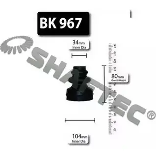 Комплект пылника, приводной вал SHAFTEC 3665930 XI XNVQR BK967 V6UJWX