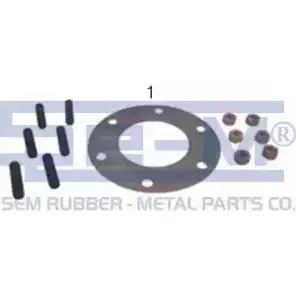 Комплект прокладок, компрессор SEM LASTIK AFPQK 11756 9HG4 2 3685710