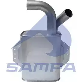 Средний / конечный глушитель ОГ SAMPA QPS C63C 6TWFLC0 010.454 3691880 изображение 0