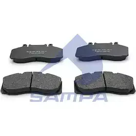 Тормозные колодки, дисковые, комплект SAMPA 096.604 3704698 MJU6Z7 2 9065 изображение 0