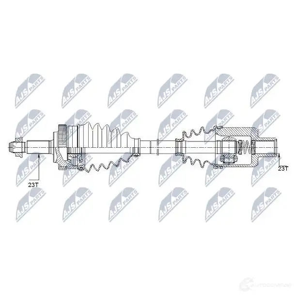 Приводной вал NTY YEOLM V 1437716195 NPW-RE-151 изображение 3