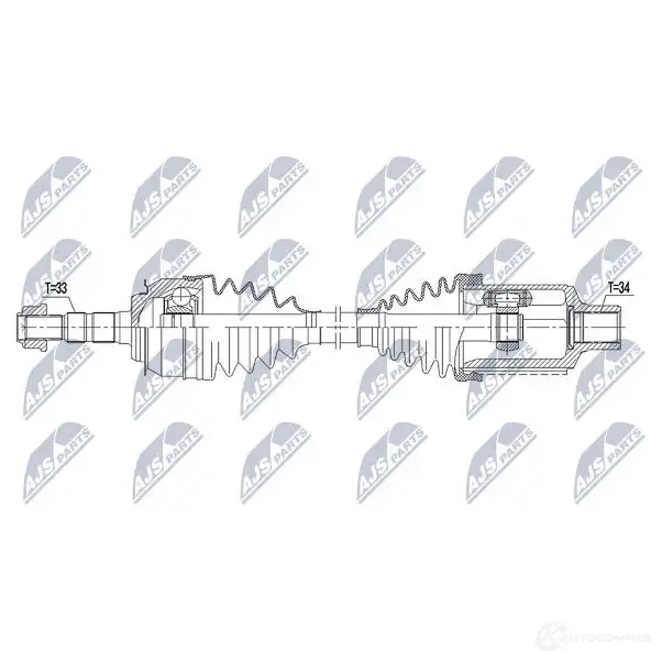 Приводной вал NTY 79T J7 1437717348 NPW-DW-033 изображение 3