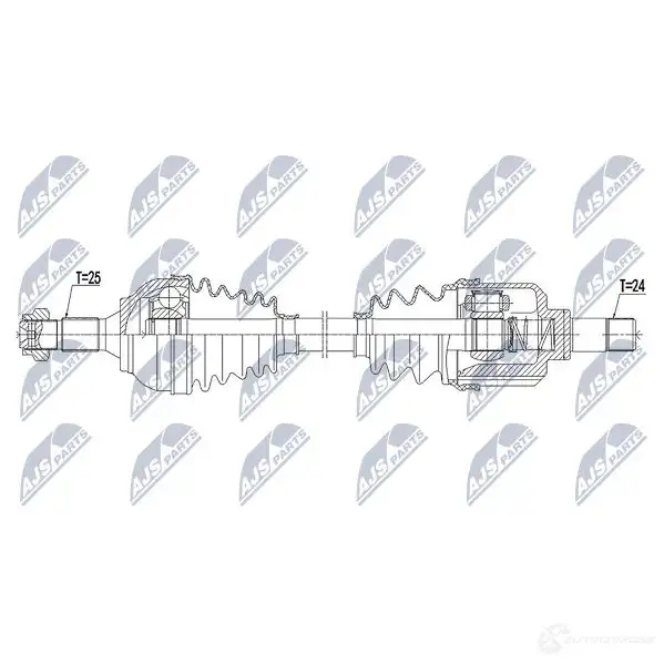 Приводной вал NTY 7B R4PDW NPW-CT-103 1437716786 изображение 3