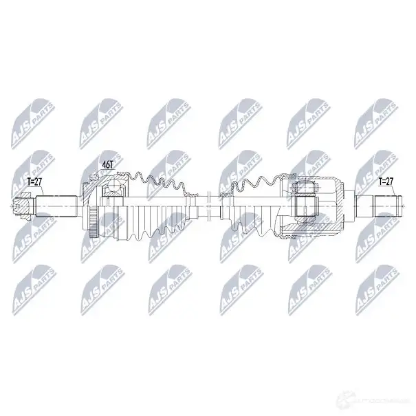 Приводной вал NTY 1437717055 NPW-KA-366 NTR 8FP изображение 3