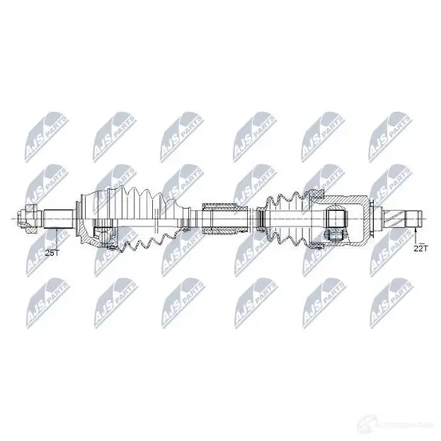 Приводной вал NTY 1437718094 IK ROET NPW-PL-095 изображение 4