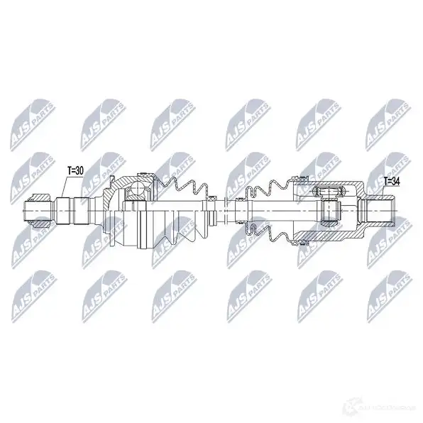 Приводной вал NTY ZJ0 MT3I 1437717296 NPW-PL-103 изображение 3