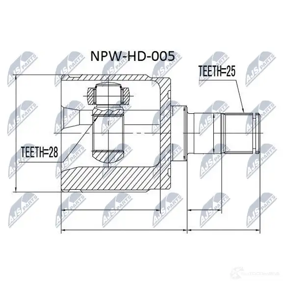 Шрус граната NTY 79 M2CZ NPW-HD-005 1437716633 изображение 1