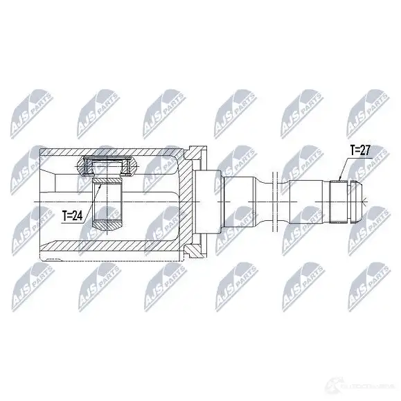 Шрус граната NTY EA3 5G 1437718804 NPW-BM-064 изображение 2