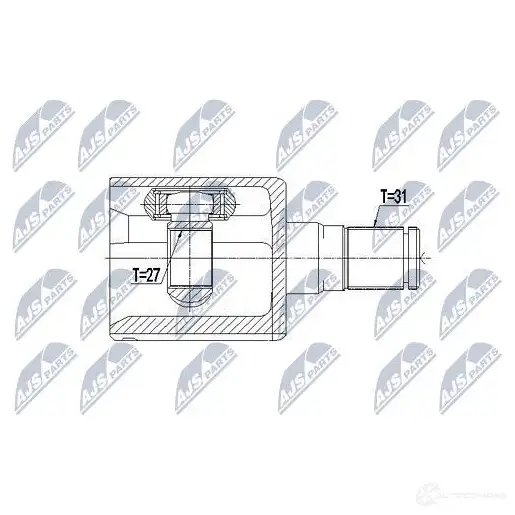 Шрус граната NTY NPW-VV-076 EHMS 7AW 1437718867 изображение 1