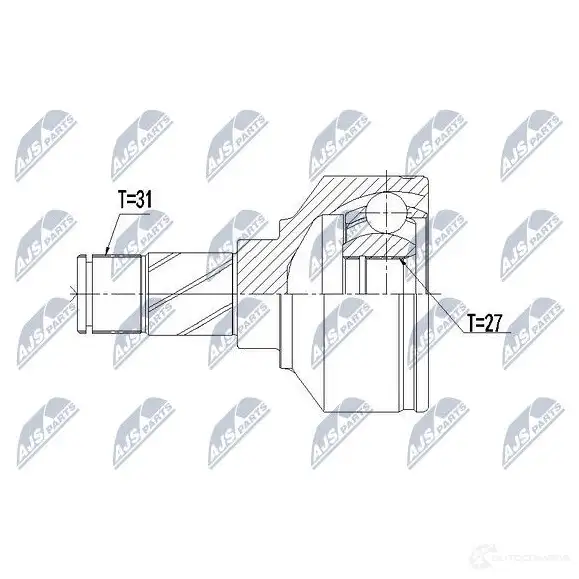 Шрус граната NTY 1437718546 I 8LNLA NPW-VV-106 изображение 1