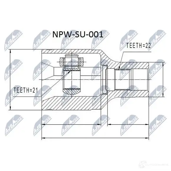 Шрус граната NTY 1437716644 NPW-SU-001 Z7 YZ9VI изображение 1