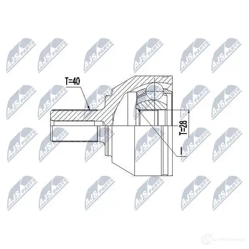 Шрус граната NTY NPZ-VV-024 1437718158 19G 6VFZ изображение 1