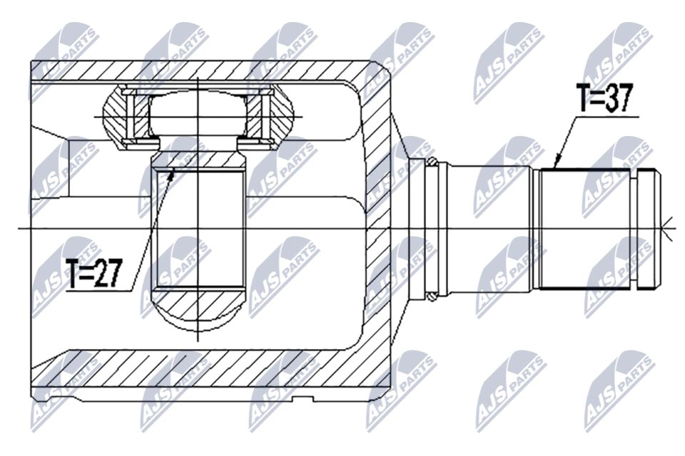 Шрус граната NTY NPW-VW-128 1440396273 E32C G - Изображение 1