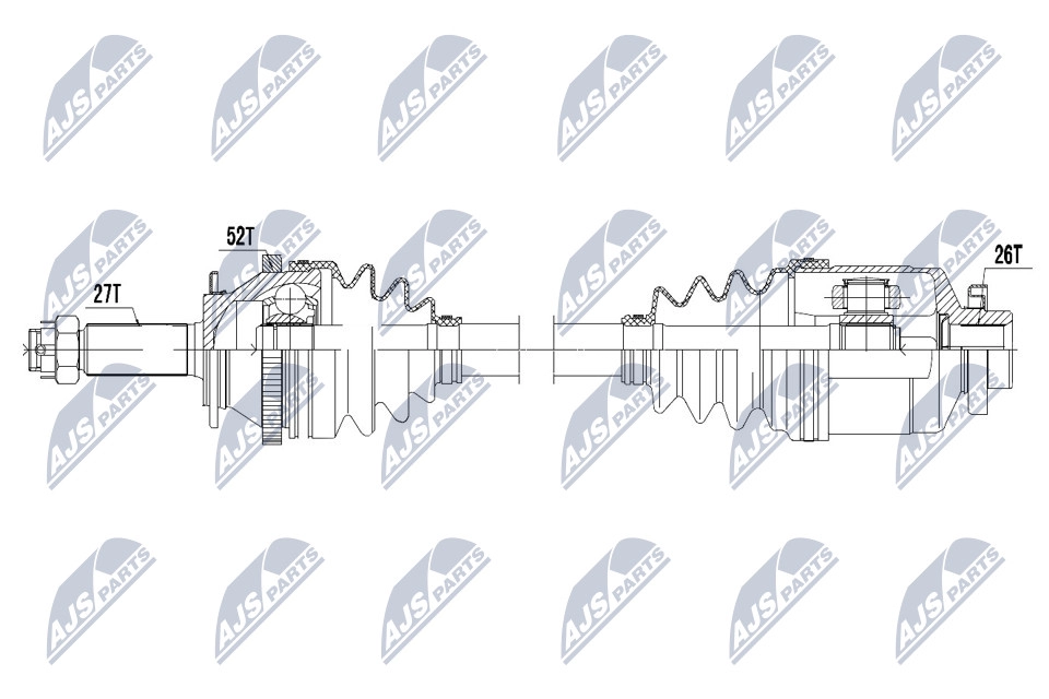 Приводной вал NTY NPW-HY-526 0 8C3Q 1440421688 изображение 0