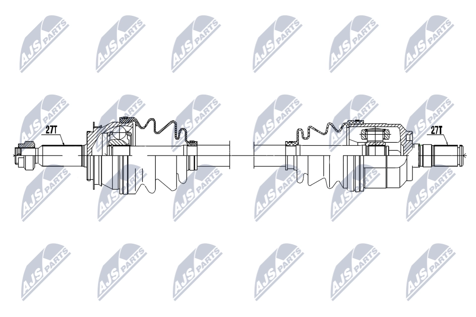 Приводной вал NTY NPW-HY-615 1440421716 PXSYWE 1 изображение 1