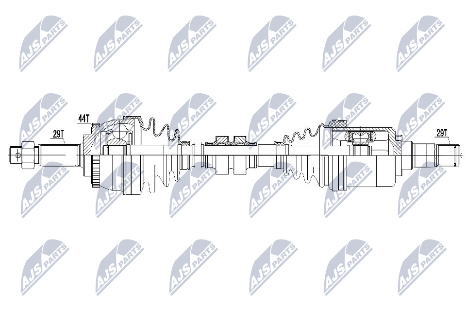 Приводной вал NTY NPW-NS-060 1440421809 F2 3XZ - Изображение 1
