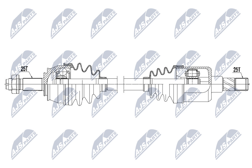 Приводной вал NTY 4Q382 SP NPW-PL-041 1440421872 изображение 0