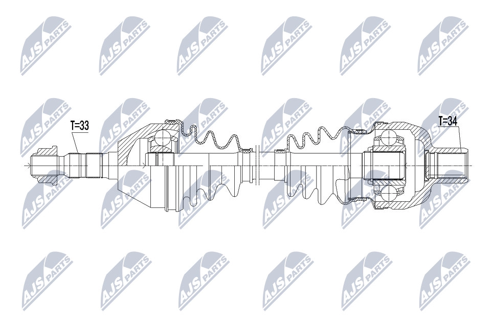 Приводной вал NTY 1KZ BW 1440421879 NPW-PL-079 изображение 0
