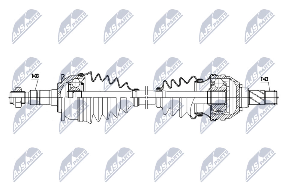 Приводной вал NTY 1440421890 NPW-PL-121 CT1 G4 изображение 0