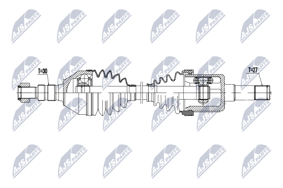 Приводной вал NTY 1440421902 NPW-PL-143 Z1 LY71 изображение 0