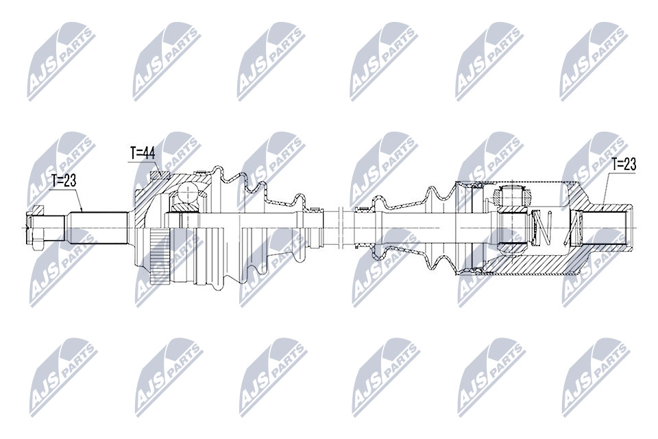 Приводной вал NTY 1440421930 NPW-RE-111 CMZ XC2 - Изображение 1