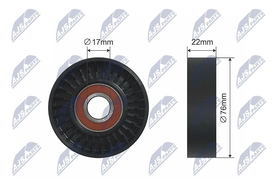 Натяжной ролик приводного ремня NTY UK MXGQD RNK-ME-036 1440413483