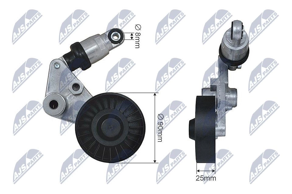 Натяжитель приводного ремня NTY 1440413616 21TPI FW RNK-PL-026 изображение 0