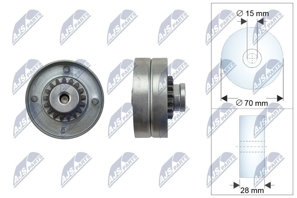 Натяжитель приводного ремня NTY RNK-RE-020M 1440413656 9BR 2Y