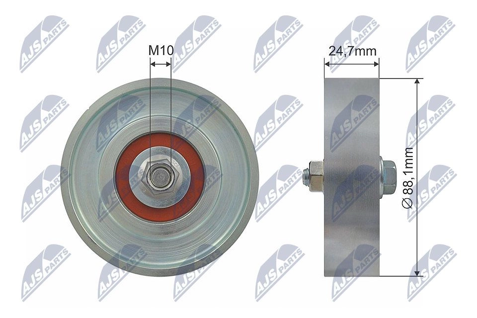 Паразитный обводной ролик приводного ремня NTY QBQRF F9 RNK-TY-006 1440413706