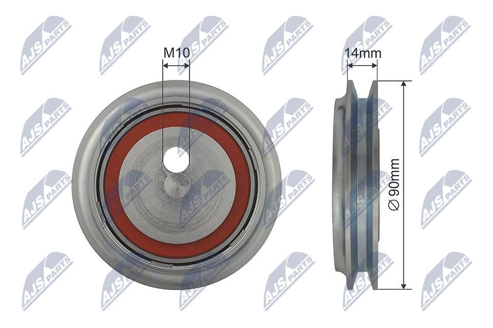 Натяжитель приводного ремня NTY RNK-VW-027 S4ZY2 N 1440413775 изображение 0