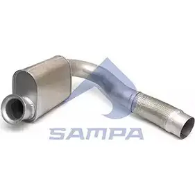 Выхлопная труба глушителя SAMPA XF13LQW 201.059 74 4VG 3709325