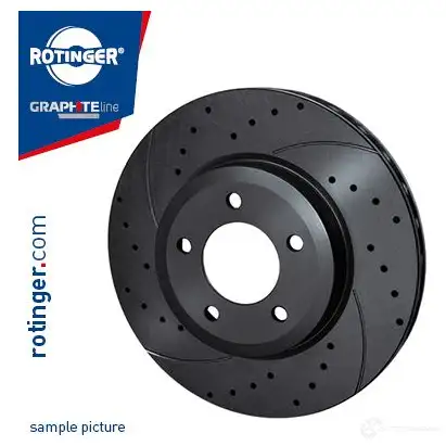 Тормозной диск ROTINGER Z6JC84 4512-GL /T5 rt4512glt5 1194553072 изображение 1