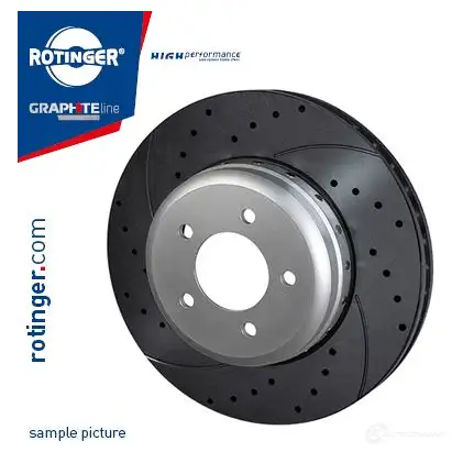 Тормозной диск ROTINGER 7101 2HP-GL/T5 1194553443 Z484B rt71012hpglt5