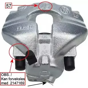 Тормозной суппорт HELLA PAGID AC 9141 8AC 355 391-411 3715384 SCVCZ1T