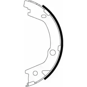 Тормозные колодки ручника, комплект HELLA PAGID AAFVTA 3719490 H17 07 8DA 355 050-141 изображение 0