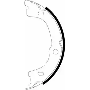 Тормозные колодки ручника, комплект HELLA PAGID 8DA 355 050-251 L1L738C 3719500 H 1761