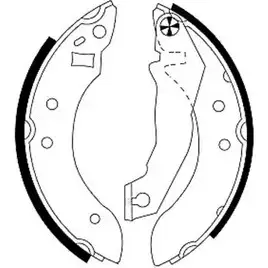 Тормозные колодки, комплект HELLA PAGID H112 8 8DB 355 000-131 3719605 XBC2W7